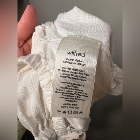 Wilfred Off the Shoulder White Cropped Top - Picture 5 of 6